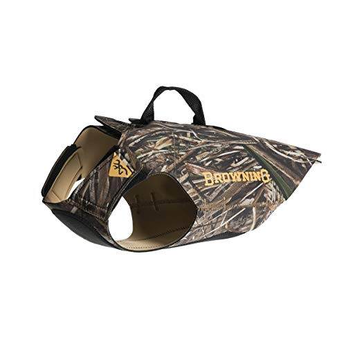 Browning Camo Neoprene Dog Vest - Realtree MAX-5 - Size Small -P000005390199-