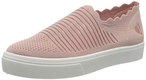 Skechers Womens Poppy-Breezy Street Sneaker  Blush  11