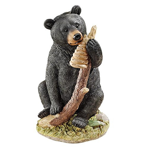 Design Toscano Honey, the Curious Black Bear Cub Statue Design Toscano Honey, the Curious Black Bear Cub Statue