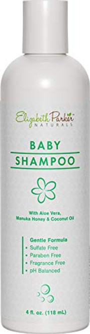 Cradle Cap Baby Shampoo - Hypoallergenic Shampoo with Gentle Formula for Dry and Itchy Scalp Relief - Natural and Organic with Manuka Honey and Coconut Oi