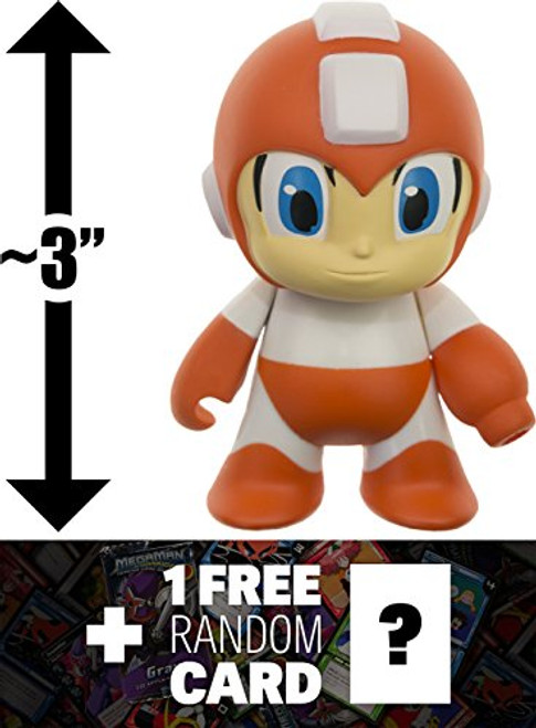Red Mega Man ~3 Mega Man x Kidrobot Mini-Figure Series - 1 Free Mega Man Trading Card Bundle -Uncommon- Red Mega Man ~3 Mega Man x Kidrobot Mini-Figure Series - 1 Free Mega Man Trading Card Bundle -Uncommon-