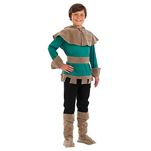 fun shack Kids Medieval Outlaw Costume Childrens Historical Thief Character Outfit - X-Large