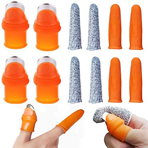 Kikunum Silicone Thumb Knife  Garden Finger Cutter Tools and Gardening Gifts Harvesting Plant Knife Trim Gardening Fruit and Vegetable Picker Tools fo