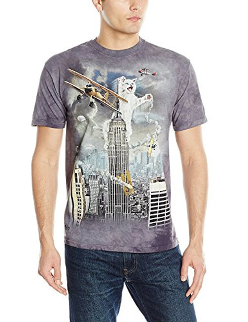 The Mountain King Kitten Adult T-Shirt Grey 2XL The Mountain King Kitten Adult T-Shirt Grey 2XL