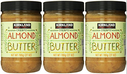 Kirkland Signature - Creamy Almond Butter  27 Ounce - 3 Jars