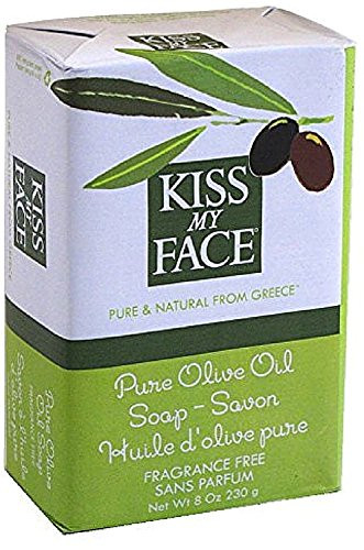 Kiss My Face Pure Olive Oil Bar Soap  FragranceFree 8 oz