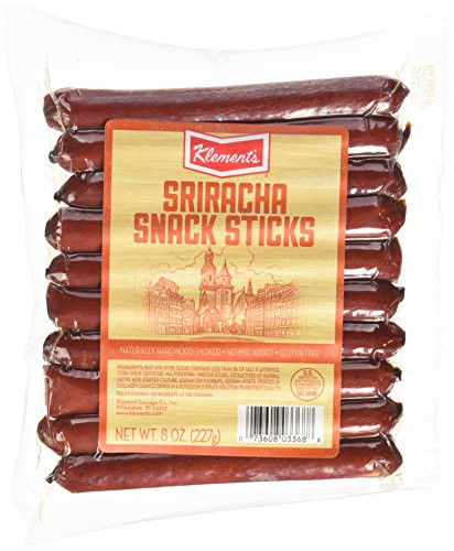 Klements Snack Sticks  Sriracha  8 Ounce