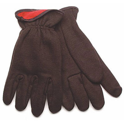 KINCO 820RL-L Mens 10 oz- Jersey Red Lined Gloves  Large  Red-Black