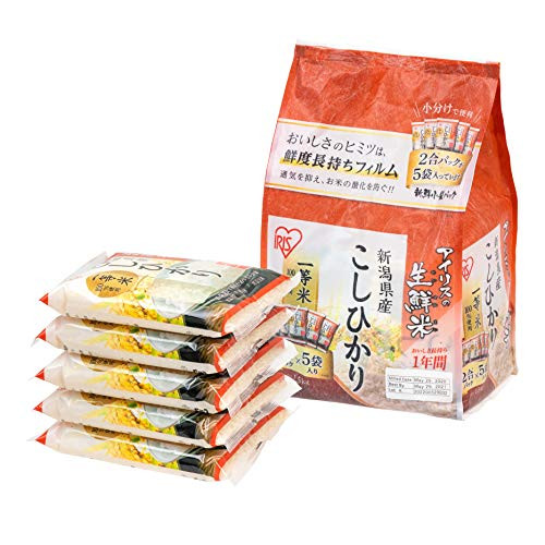 IRIS OHYAMA Koshihikari from Niigata  Japanese Premium Short Grain White Rice  Product of Japan  3 lbs-