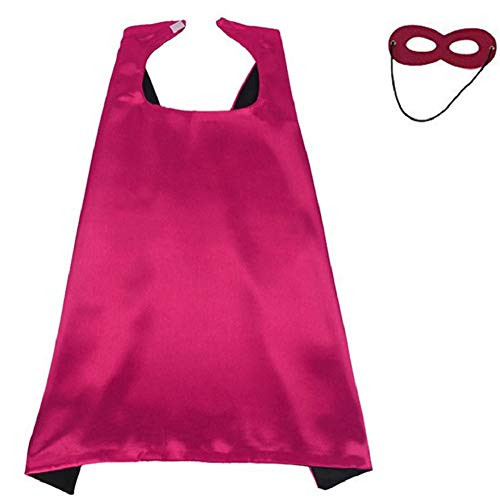 Rosered-Black Boys Superhero Capes Toddler Boy Superhero Costume Capes and Masks for Kids