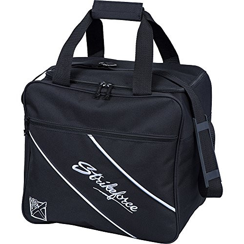 KR Strikeforce Bowling Bags KR Fast Single Tote Bowling Bag- Black  Black