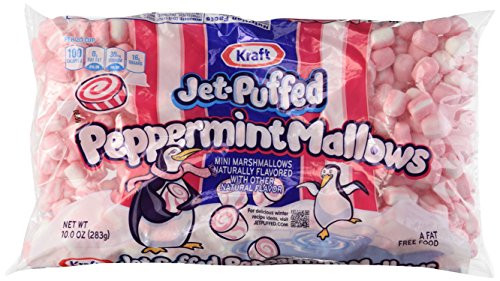 Kraft  Jet-Puffed  Peppermint Mini Marshmallows  10oz Bag -Pack of 3-