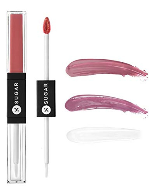 SUGAR Cosmetics Smudge Me Not Lip Duo - 09 Suave Mauve -Mauve-