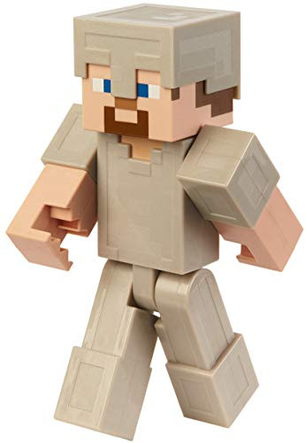 Minecraft Steve in Iron Armor 12-Inch Action Figure
