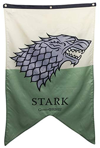 Game of Thrones House Sigil Wall Banner Flag Lannister Targaryen Stark -30 by 50- -House Stark-