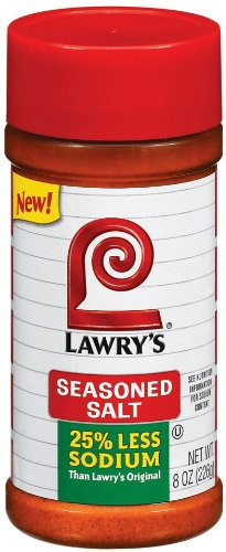 Lawrys Less Sodium Seasoned Salt  8 oz