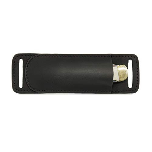 Gentlestache Leather Knife Sheaths for Belt Knife Holster Pocket Knife Sheath EDC Leather Sheath