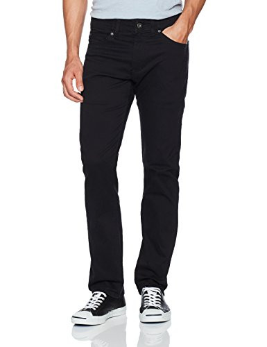 Lee Mens Performance Series Extreme Motion Slim Straight Leg Jean  Black  33W x 32L