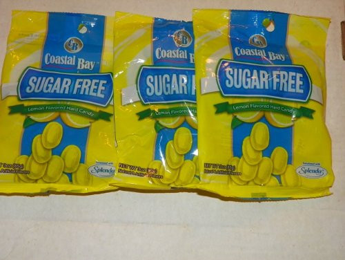 Sugar Free Lemon Flavored Hard Candy -Pack of 3- 9 Ounces