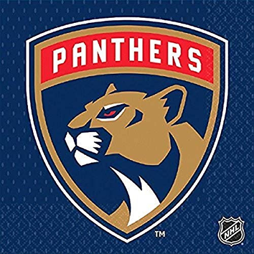 Amscan Florida Panthers Collection Luncheon Napkins  96 Ct-