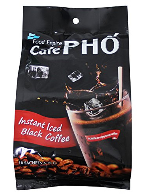 Cafe Pho instant iced Black Coffee 18 sachets