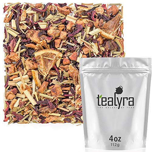 Tealyra - Strawberry Orange Sunrise - Hibiscus Strawberry Lemongrass - Herbal Fruity Loose Leaf Tea - Vitamins and Antioxidants Rich - Low Caffeine - Tealyra - Strawberry Orange Sunrise - Hibiscus Strawberry Lemongrass - Herbal Fruity Loose Leaf Tea - Vitamins and Antioxidants Rich - Low Caffeine -