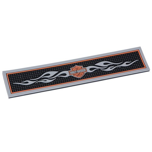 Harley-Davidson Bar and Shield Flames Beverage Mat