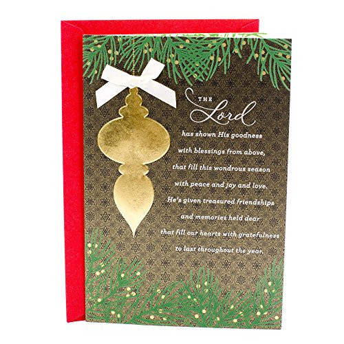 Hallmark Dayspring Religious Christmas Greeting Card -Thanking God for You- Hallmark Dayspring Religious Christmas Greeting Card -Thanking God for You-