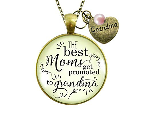 Gutsy Goodness 24 Pregnancy Announcement Best Grandma Gender Reveal Necklace Gift Pink Gutsy Goodness 24 Pregnancy Announcement Best Grandma Gender Reveal Necklace Gift Pink