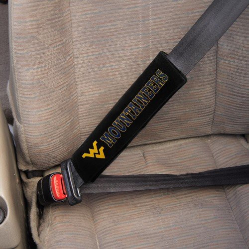 Fremont Die West Virginia Mountaineers Velour Seat Belt Pads