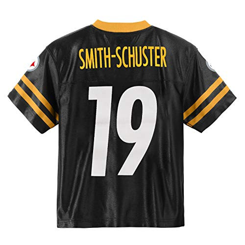 Juju Smith-Schuster Pittsburgh Steelers 19 Black Youth Home Player Jersey -Small 8- Juju Smith-Schuster Pittsburgh Steelers 19 Black Youth Home Player Jersey -Small 8-