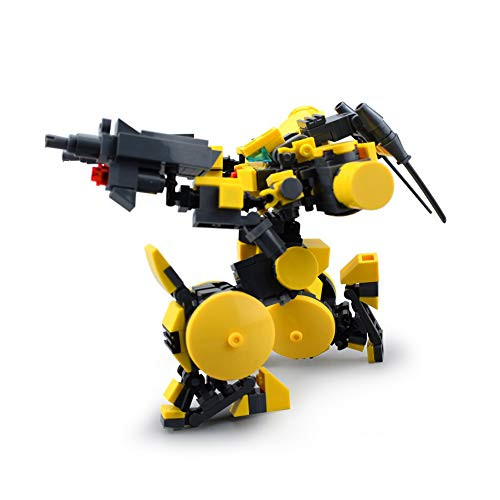 LetMay Original Series Yellow Ray MOC Frame Mech Building Blocks Robot 307 Parts
