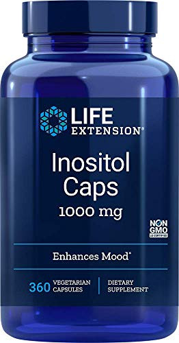 Life Extension Inositol 1000 mg  360 Vegetarian Capsules