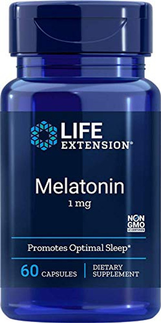 Life Extension Melatonin 1 Mg 60 Capsules Life Extension Melatonin 1 Mg 60 Capsules