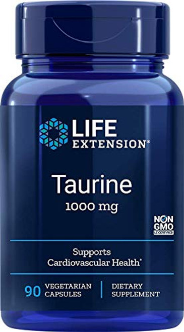 Life Extension Taurine 1000 Mg 90 Capsules