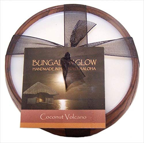 Bungalow Glow  Candle Coconut Volcano Wood 6 Ounce