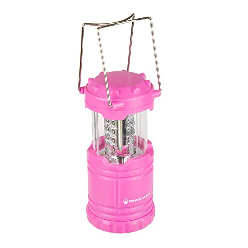Wakeman LED Lantern Collapsible and Portable LED Outdoor Camping Lantern Flashlight for Hiking Camping and Emergency Outdoors -Pink- 3-25 inches -D Wakeman LED Lantern Collapsible and Portable LED Outdoor Camping Lantern Flashlight for Hiking Camping and Emergency Outdoors -Pink- 3-25 inches -D