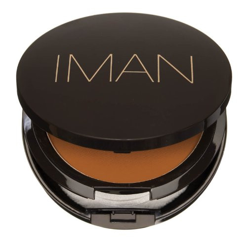 Iman Cosmetics Luxury Pressed Powder -- Clay Medium Dark