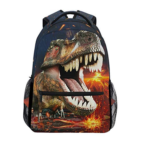 ZOEO Boys Dinosaur Backpacks 3D T-Rex 3th 4th 5th Grade School Bookbags Travel Laptop Daypack Bag Purse for Teens