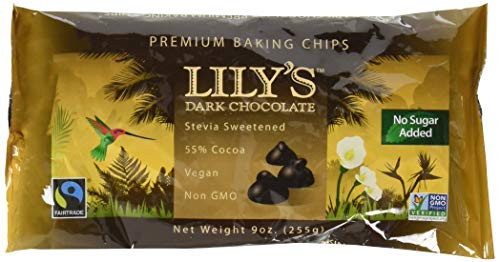 Lilys Sweets Lilys Dark Chocolate Chips 9 Ounce -2 Pack-