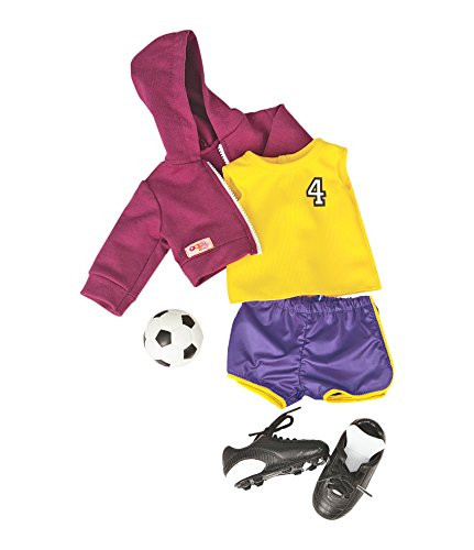Our Generation Team Player Soccer Outfit for 18-Inch Dolls