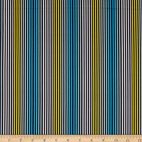 QT Quilt Fabrics Digital Delancey Stripe Black