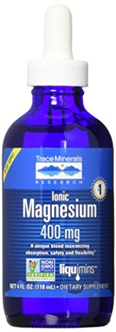 Trace Minerals Liquid Ionic Magnesium 400 mg 4 Ounce Trace Minerals Liquid Ionic Magnesium 400 mg 4 Ounce