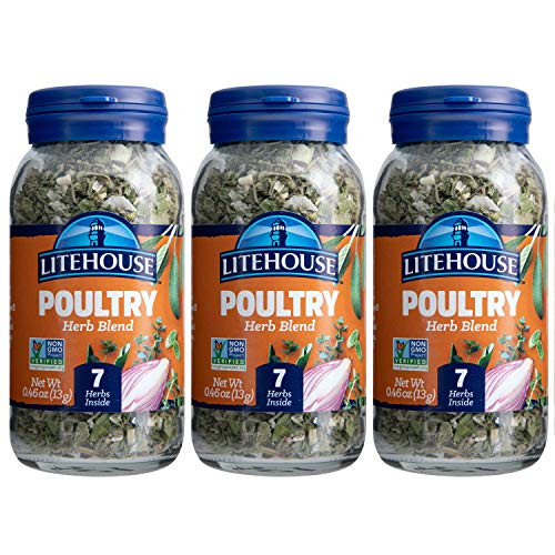 Litehouse Freeze Dried Poultry Herb Blend  0-46 Ounce  3-Pack