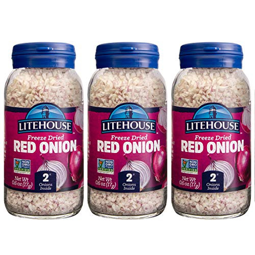 Litehouse Freeze Dried Red Onion 0-6 Ounce 3-Pack Litehouse Freeze Dried Red Onion 0-6 Ounce 3-Pack