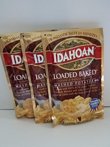 Idahoan Loaded Baked Mashed Potatoes -3 PK- 4oz size each
