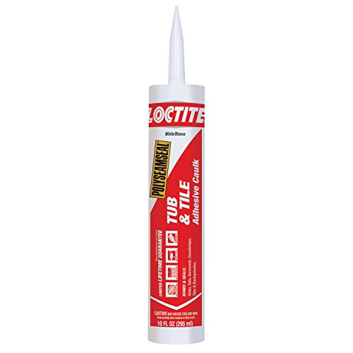 Henkel-Loctite 2154739 12 Pack 10 oz- Polyseamseal Tub and Tile Adhesive Caulk  White