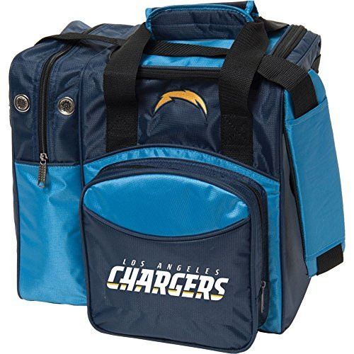 KR Strikeforce Los Angeles Chargers Single Ball Bowling Tote, Blue