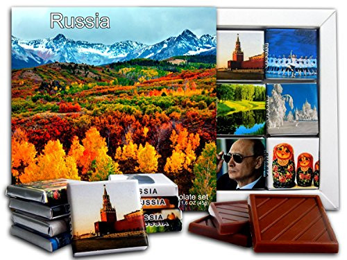 DA CHOCOLATE Candy Souvenir RUSSIA Chocolate Gift Set 5x5in 1 box -Forest Prime-