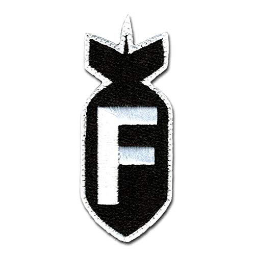 BASTION Morale Patches -F Bomb  BNW- - 3D Embroidered Patches with Hook and Loop Fastener Backing - Well-Made Clean Stitching - Military Patches Ideal f